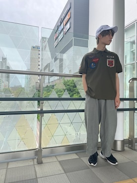 ポロシャツを使った イオンモール岡山 のメンズ人気ファッションコーディネート Wear