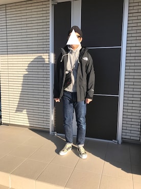 「orslow」｜「アイテム（マウンテンパーカー）」を使った、トコロさん（メンズ・174cm）の冬コーディネート