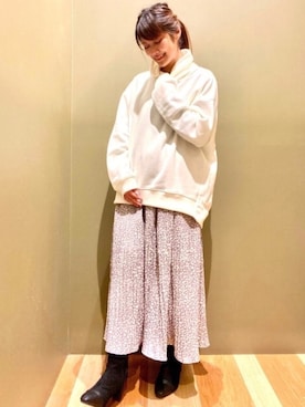 mocho❤︎❤︎さん（レディース・156cm）の冬コーディネート