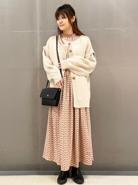 mocho❤︎❤︎さん(レディース・156cm)の冬コーディネート