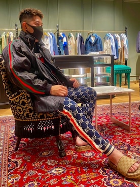 「GUCCI（グッチ）のアイテム（その他）」を使った、D〜輝,,💋さん（メンズ・170cm）の夏コーディネート