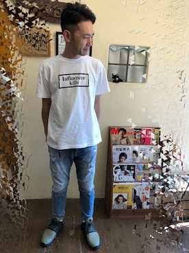 「FR2」｜「アイテム（その他）」を使った、カラカジのYJさん（メンズ・175cm）の春コーディネート