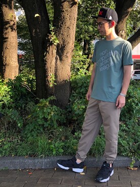 「FR2」｜「アイテム（アクセサリー）」を使った、カラカジのYJさん（メンズ・175cm）の秋コーディネート