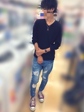 「DW（ディーダブリュー）のアイテム」を使った、よしぞうさん（メンズ・165cm）の夏コーディネート