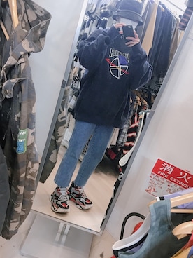 「ADER error」｜「アイテム（帽子）」を使った、kakeruさん（メンズ・160cm）の春コーディネート