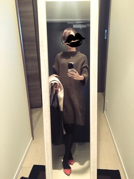 mamemameさん（レディース・162cm）の冬コーディネート