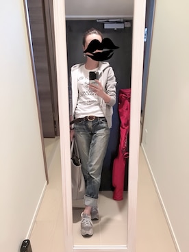 mamemameさん（レディース・162cm）の夏コーディネート