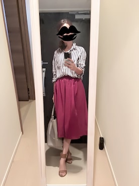 mamemameさん（レディース・162cm）の夏コーディネート