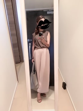 「FORDMILLS（フォードミルズ）のアイテム」を使った、mamemameさん（レディース・162cm）の夏コーディネート