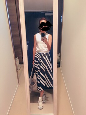 mamemameさん（レディース・162cm）の夏コーディネート