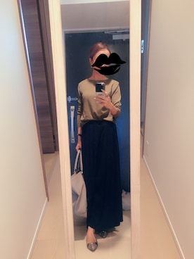 「FORDMILLS（フォードミルズ）のアイテム」を使った、mamemameさん（レディース・162cm）の秋コーディネート