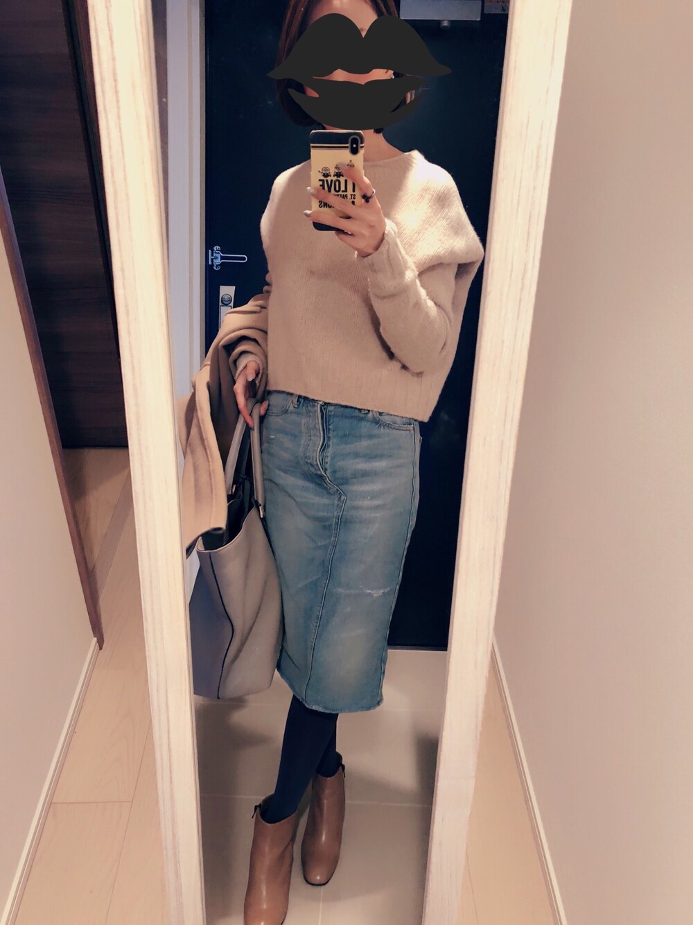 ドゥーズィエムクラスのデニムタイトスカート Deuxieme Classe（ドゥーズィエムクラス）の「Denim スカート