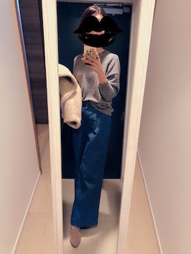 「FORDMILLS（フォードミルズ）のアイテム」を使った、mamemameさん（レディース・162cm）の冬コーディネート