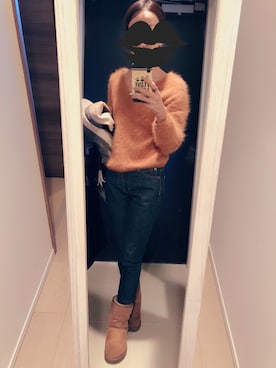 mamemameさん（レディース・162cm）の冬コーディネート