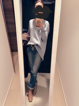 mamemameさん（レディース・162cm）の冬コーディネート