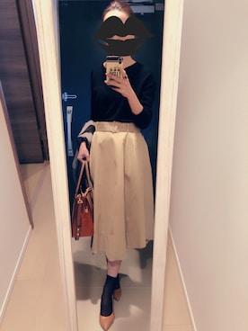 「FORDMILLS（フォードミルズ）のアイテム」を使った、mamemameさん（レディース・162cm）の春コーディネート