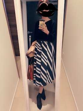 「FORDMILLS（フォードミルズ）のアイテム」を使った、mamemameさん（レディース・162cm）の春コーディネート