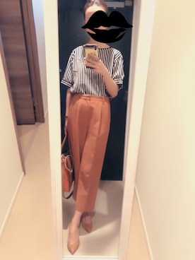 「FORDMILLS（フォードミルズ）のアイテム」を使った、mamemameさん（レディース・162cm）の夏コーディネート