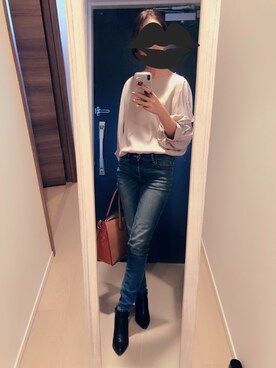 「KariAng（カリアング）のアイテム」を使った、mamemameさん（レディース・162cm）の秋コーディネート