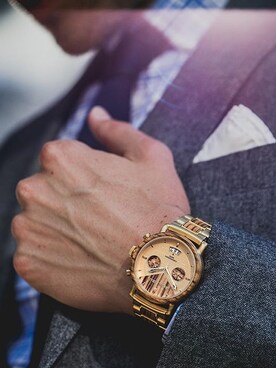 ゴールド腕時計 の人気ファッションコーディネート Wear
