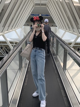 「moussy」｜kako さん（レディース・161cm）の夏コーディネート