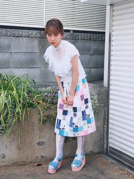 merry jenny 吉河唯さんのコーディネート