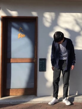 「allstar」｜「アイテム（Tシャツ/カットソー）」を使った、けんじさん（メンズ・162cm）の春コーディネート