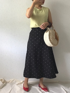 HARUKAさん（レディース・159cm）の夏コーディネート