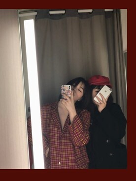 「H&M（エイチ・アンド・エム）のアイテム（マウンテンパーカー）」を使った、窗外的麻雀さん（レディース・171cm）の冬コーディネート