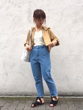 えぐっちょさん（レディース・157cm）の春コーディネート