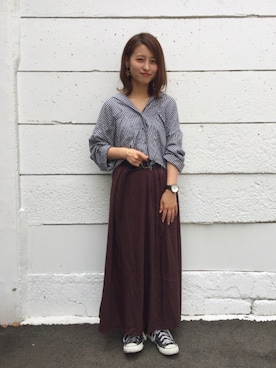 えぐっちょさん（レディース・157cm）の夏コーディネート