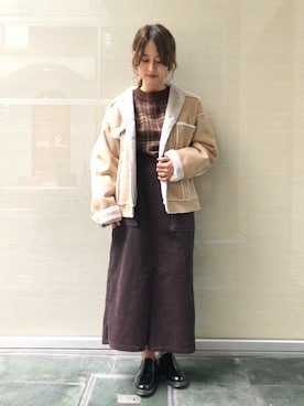 えぐっちょさん（レディース・157cm）の秋コーディネート