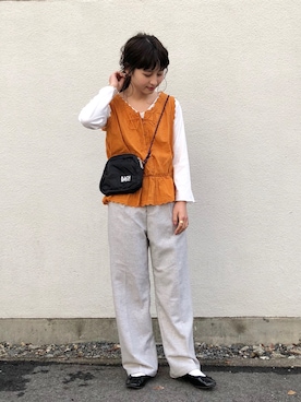 「bach（バッハ）のアイテム」を使った、えぐっちょさん（レディース・157cm）の春コーディネート