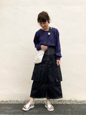 えぐっちょさん（レディース・157cm）の春コーディネート