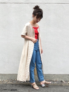 えぐっちょさん（レディース・157cm）の春コーディネート