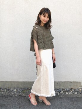 えぐっちょさん（レディース・157cm）の春コーディネート