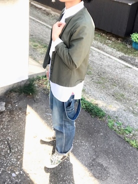 「CONVERSE ADDICT（コンバースアディクト）のアイテム」を使った、ryokiyotaさん（メンズ・175cm）の春コーディネート