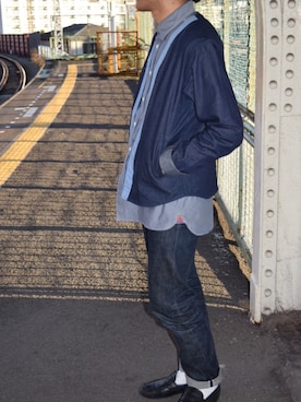 「HAVEA（ハバ）のアイテム」を使った、ryokiyotaさん（メンズ・175cm）の冬コーディネート