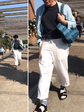「DIGAWEL（ディガウェル）のアイテム」を使った、ryokiyotaさん（メンズ・175cm）の春コーディネート