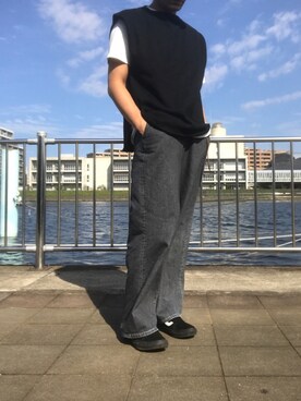 「DIGAWEL（ディガウェル）のアイテム」を使った、ryokiyotaさん（メンズ・175cm）の秋コーディネート