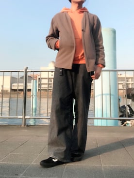 「DIGAWEL（ディガウェル）のアイテム」を使った、ryokiyotaさん（メンズ・175cm）の秋コーディネート