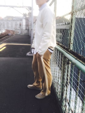 「FilMelange（フィルメランジェ）のアイテム」を使った、ryokiyotaさん（メンズ・175cm）の春コーディネート