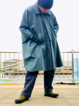 「ANATOMICA（アナトミカ）のアイテム（その他アウター）」を使った、ryokiyotaさん（メンズ・175cm）の冬コーディネート