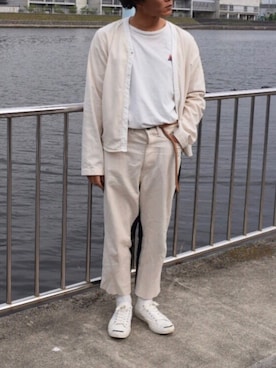「MARNI（マルニ）のアイテム（パンツ）」を使った、ryokiyotaさん（メンズ・175cm）の春コーディネート