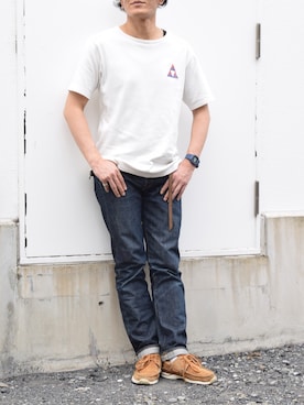 「VISVIM（ビズビム）のアイテム」を使った、ryokiyotaさん（メンズ・175cm）の春コーディネート