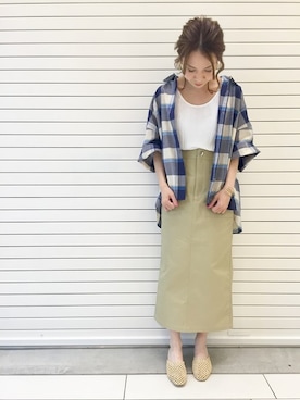 ゆいぴさん（レディース・154cm）の春コーディネート