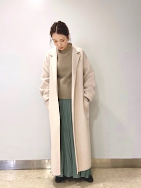 「アパートバイローリーズ」｜「アイテム（その他アウター）」を使った、ゆいぴさん（レディース・153cm）の秋コーディネート