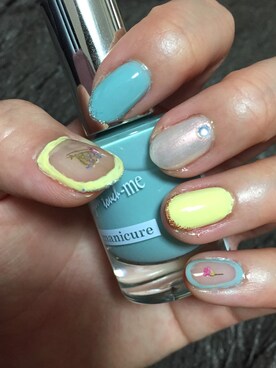 「アイテム（その他雑貨、グリーン系）」を使った、a♡さん（レディース・163cm）の春コーディネート