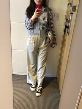 「A land（エーランド）のアイテム」を使った、a♡さん（レディース・163cm）の春コーディネート