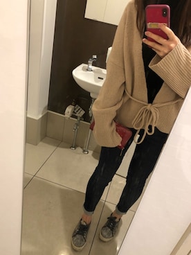 「A land（エーランド）のアイテム（ジャケット/アウター）」を使った、a♡さん（レディース・163cm）の冬コーディネート